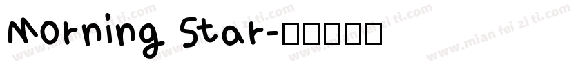 Morning Star字体转换